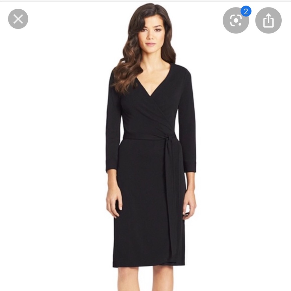 Old navy black low cut wrap dress XXL